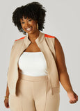 Stripe Trimmed Track Vest