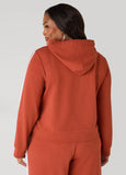 Textured Knit Striped Hoodie