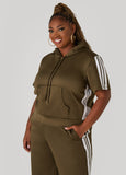 Hooded Striped Pullover