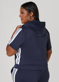 Hooded Striped Pullover
