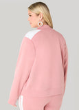 Striped Zip Front Track Jacket
