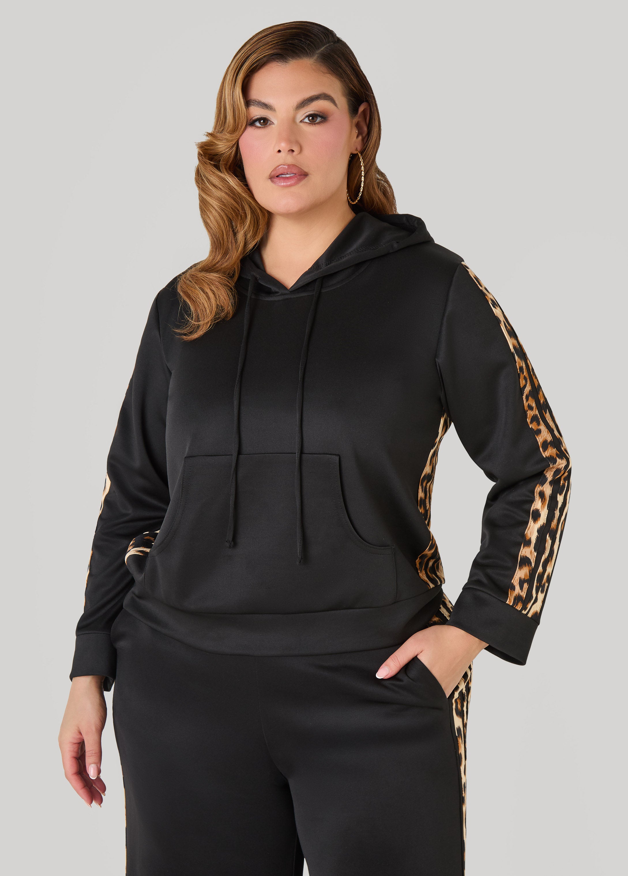 Animal Striped Hoodie