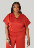 Scuba V Neck Top