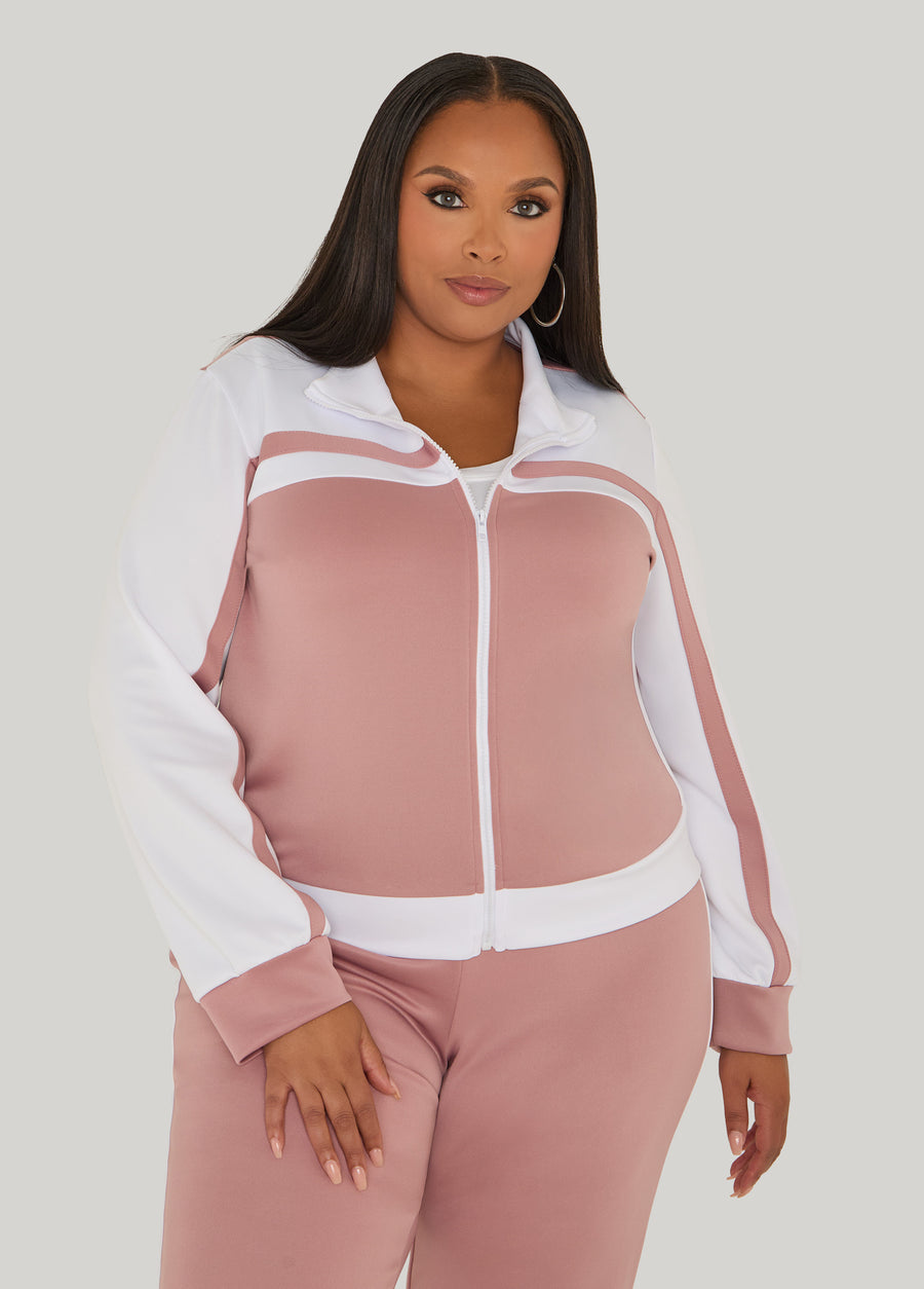 Two Tone Track Jacket