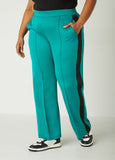 Seamed Striped Track Pants