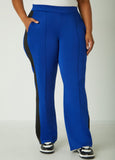 Seamed Striped Track Pants