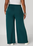 Wide Leg Striped Track Pants