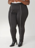 Piped Tapered Track Pants