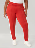 Pintucked Two Tone Leggings