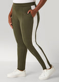 Pintucked Two Tone Leggings