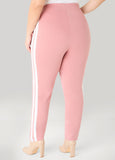 Striped Pull On Track Pants