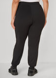 Colorblock Animal Print Joggers