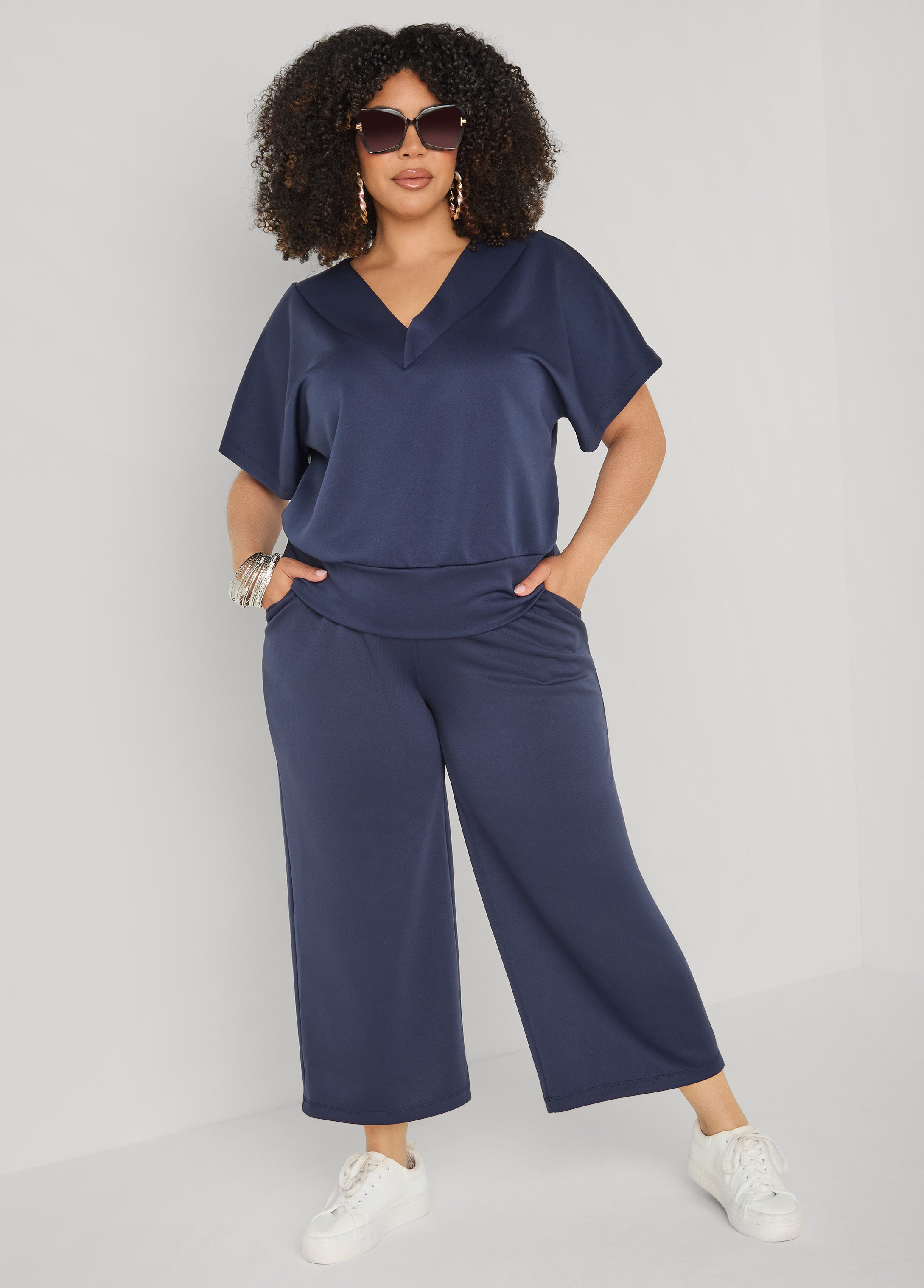 Cropped Scuba Pants