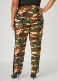Camo Textured Track Pants