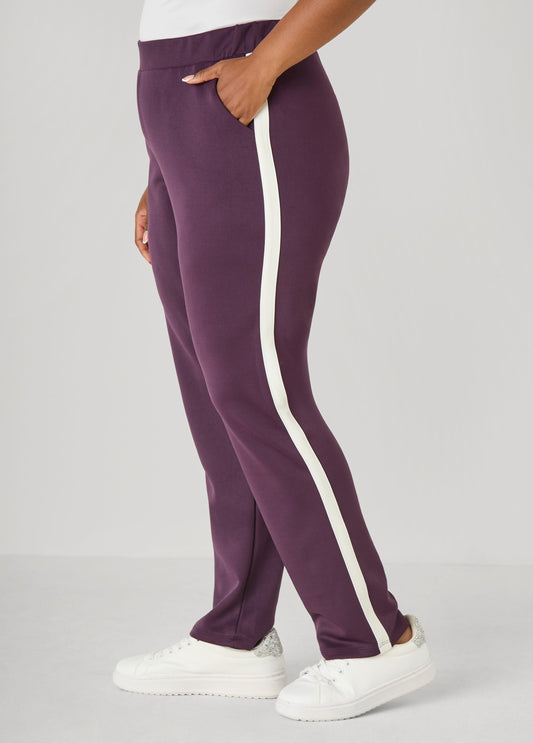 Striped Athletic Knit Joggers
