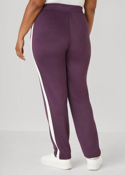 Striped Athletic Knit Joggers