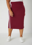 Striped Trimmed Tennis Skirt