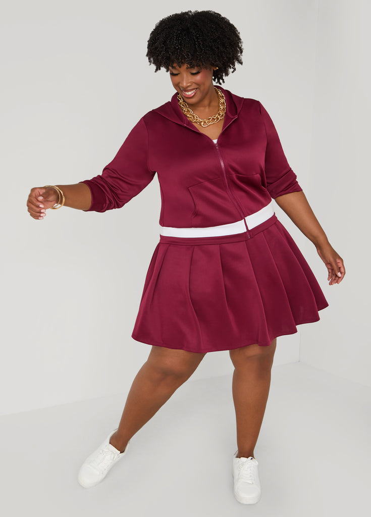 Pleated Tennis Skort – Ashley Stewart