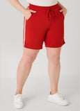 Textured Striped Shorts