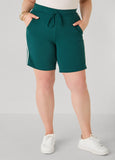 Textured Striped Shorts