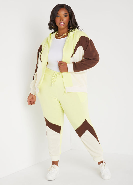 Colorblock Fleece Joggers