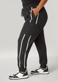 Piped Drawstring Cargo Joggers