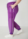 Piped Drawstring Cargo Joggers
