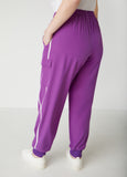 Piped Drawstring Cargo Joggers