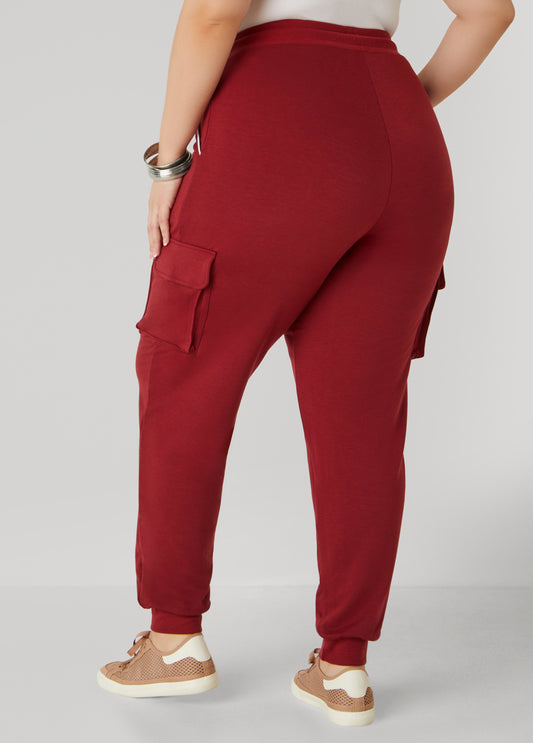 Piped French Terry Cargo Joggers