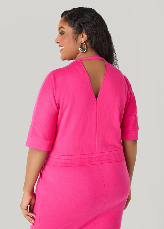 Keyhole French Terry Sweatshirt