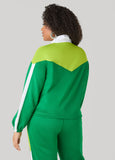 Drawstring Colorblock Track Jacket