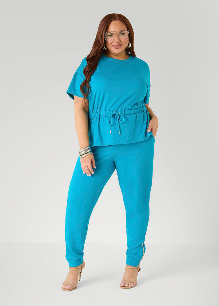 Ankle Zip Joggers – Ashley Stewart