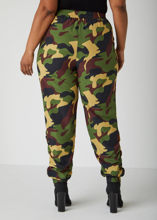 Camo Print Joggers