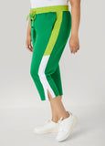 Side Split Colorblock Capris