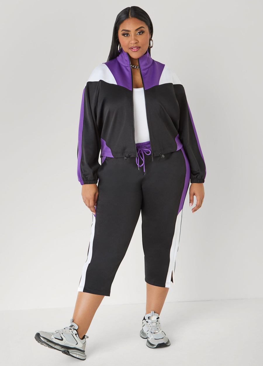 Plus Size capris plus size summer fashion casual short two piece set