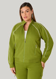 Piped French Terry Track Jacket