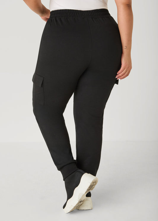 Piped French Terry Cargo Joggers