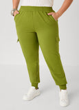 Piped French Terry Cargo Joggers
