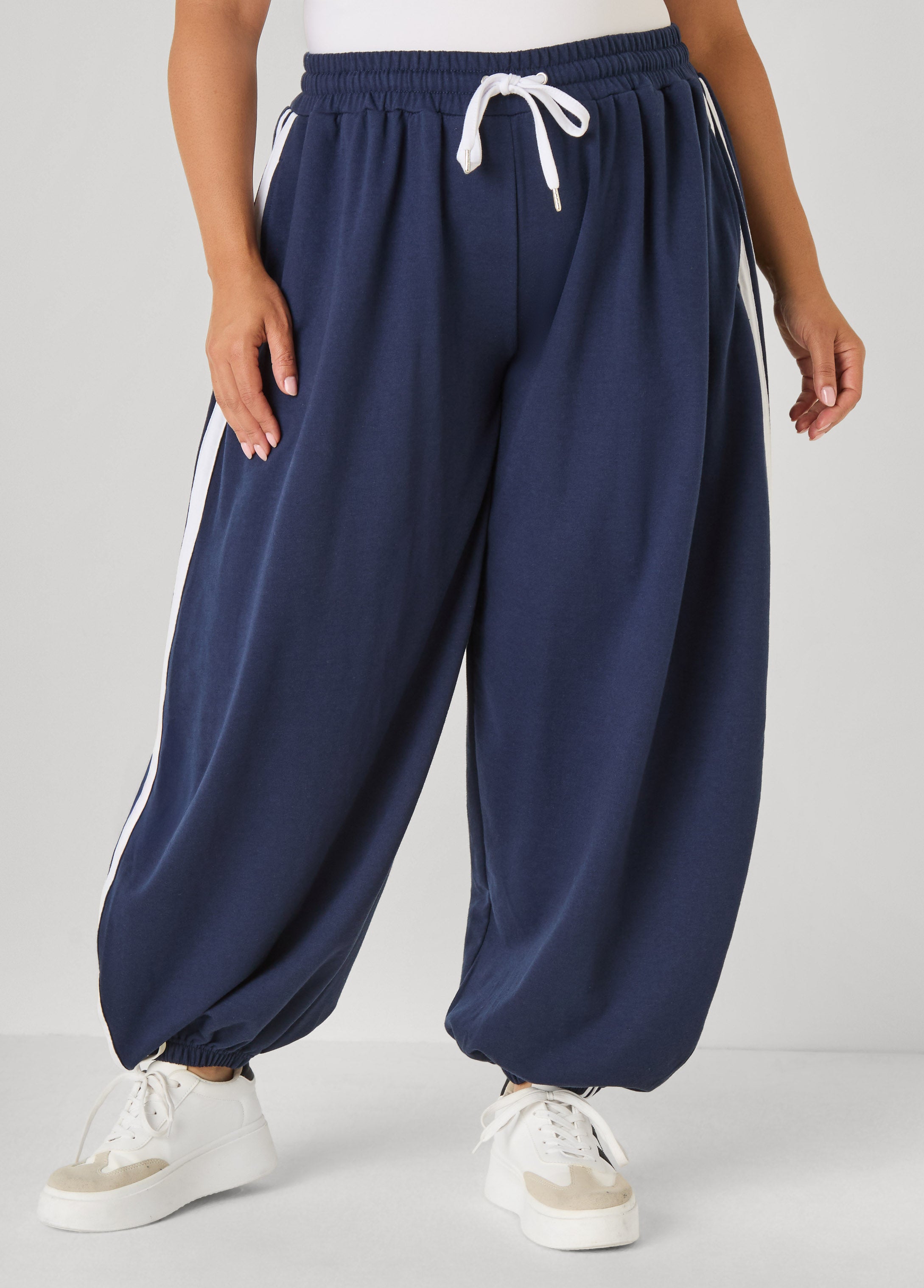 Striped Balloon Joggers