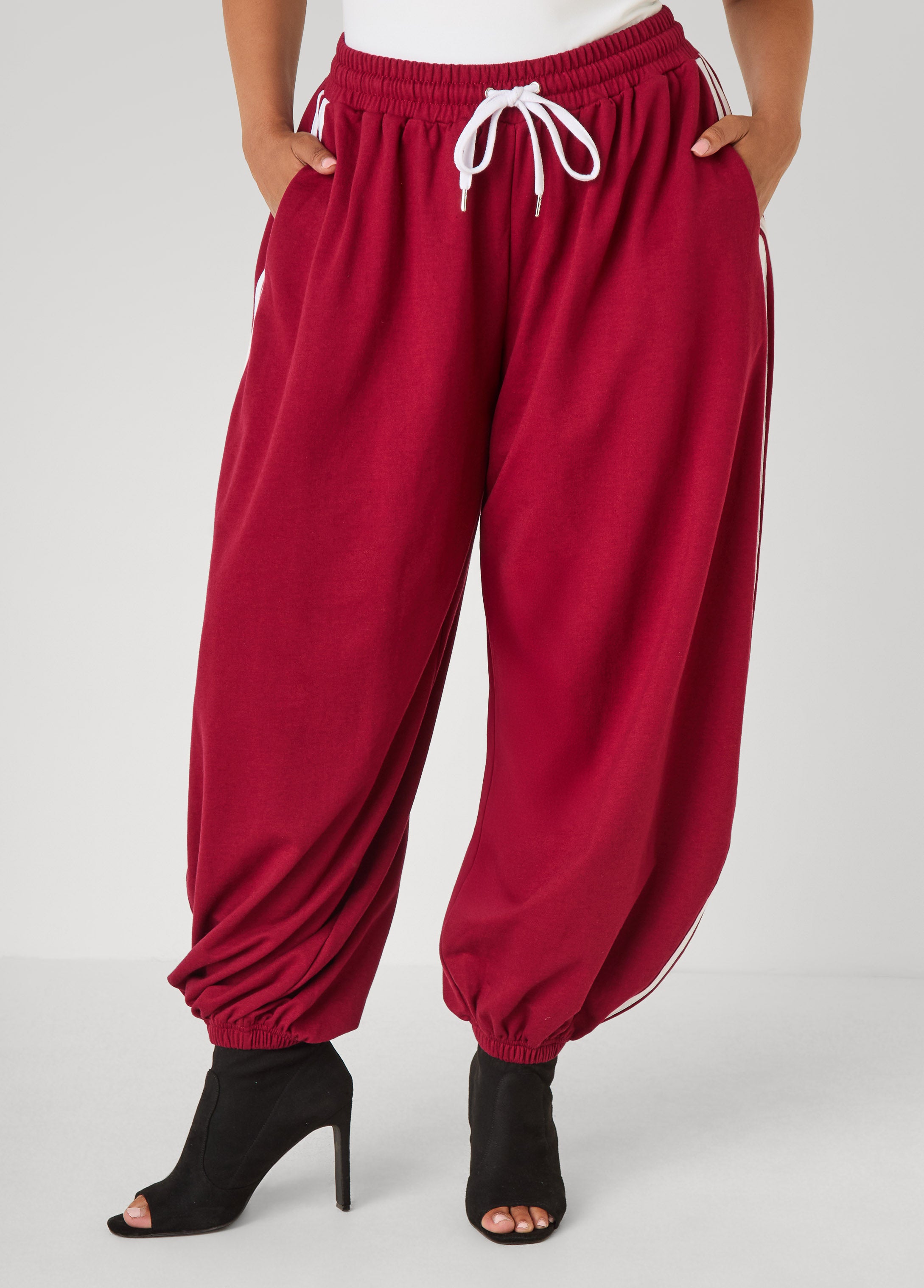 Striped Balloon Joggers