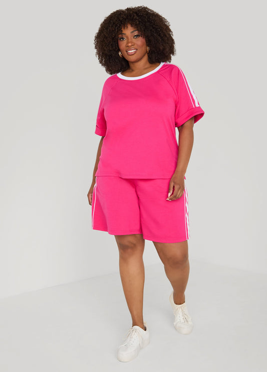 Piped French Terry Top