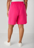 Piped French Terry Shorts