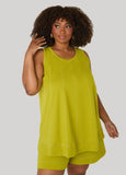 Seam Detailed Swing Top