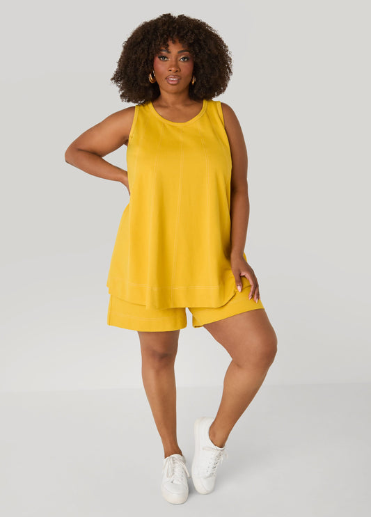 Seam Detailed Bermuda Shorts