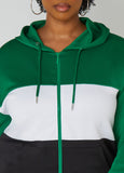 Hooded Colorblocked Jacket