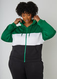 Hooded Colorblocked Jacket