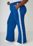Embroidered Pique Track Pants