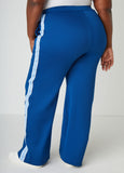 Embroidered Pique Track Pants