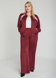 Embroidered Pique Track Jacket