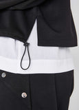 Layered Drawstring Top